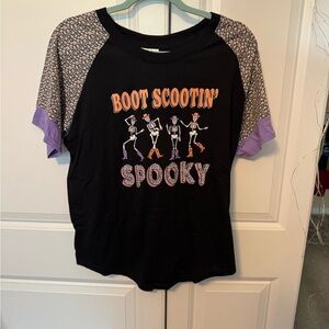 Black and Purple Graphic Tee